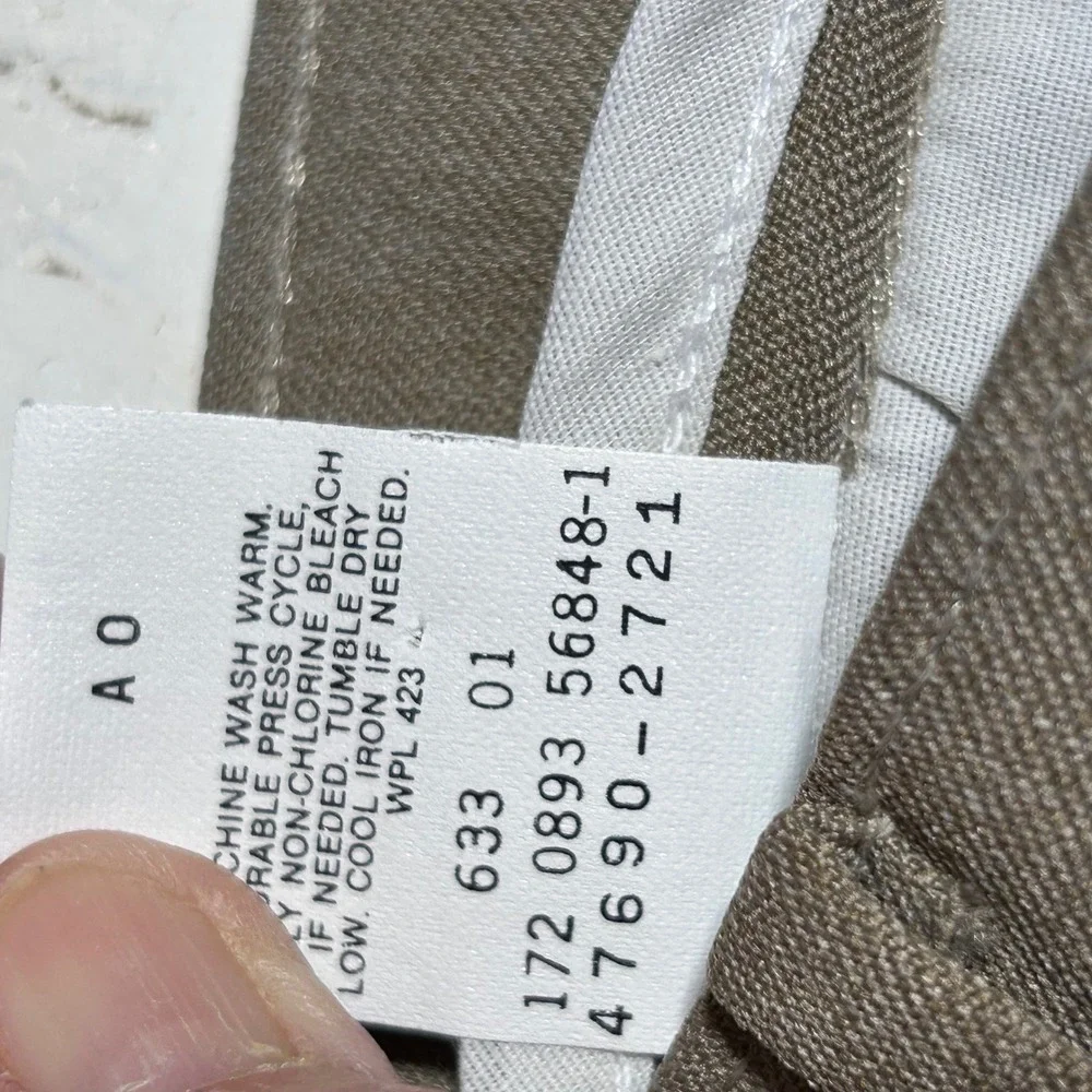 Levi's Action Slacks Mens Dress Pants Trousers Khaki Beige Office‎ Career
